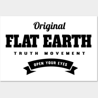 Flat Earth Original Posters and Art