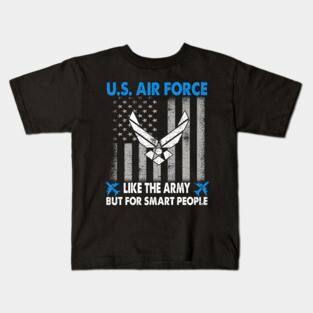 US Air Force Military Tee Proud Air Force Veteran Kids T-Shirt