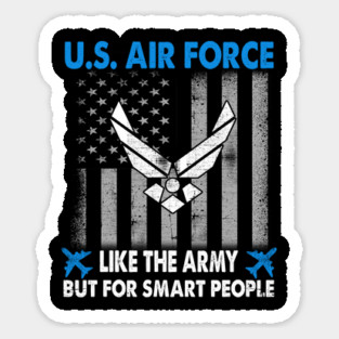 US Air Force Military Tee Proud Air Force Veteran Sticker