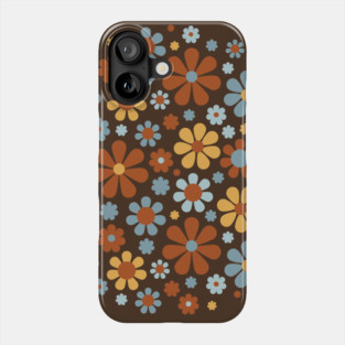 Retro Flower Pattern Phone Case