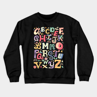 Alphabet Crewneck Sweatshirt