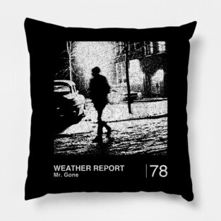Weather Report / Minimalist Graphic Artwork Fan Design Pillow