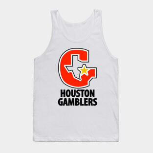 DEFUNCT - HOUSTON GAMBLERS Tank Top