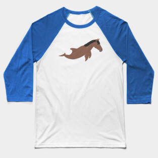 Seahorse Baseball T-Shirt