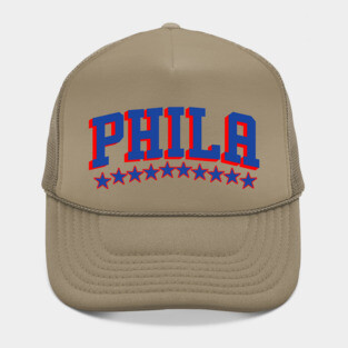 Sixers - Phila (Blue and Red) Hat