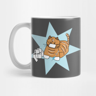 Vaccine Corona Cat Mug