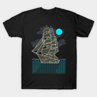 Vector Ghost Ship T-Shirt