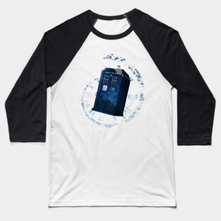 The Tardis Baseball T-Shirt