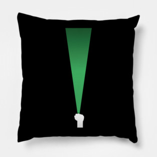 Minimalist Green Lantern Pillow