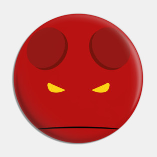 Minimalist Hellboy Pin