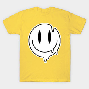 Melted Happy Face T-Shirt