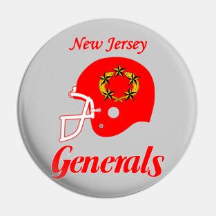 DEFUNCT - NEW JERSEY GENERALS Pin