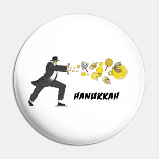 Hanukkah Hadouken Pin