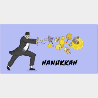 Hanukkah Hadouken Posters and Art