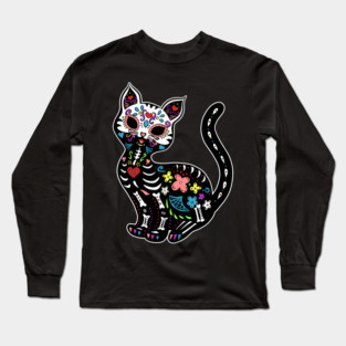 Dia de los Gatos Long Sleeve T-Shirt