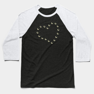 Solar Eclipse of the Heart Baseball T-Shirt