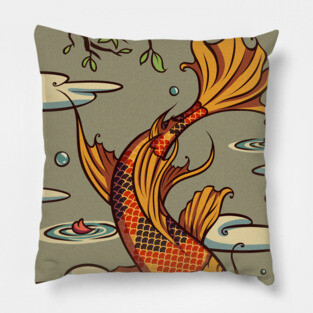 Koi Fish Pillow