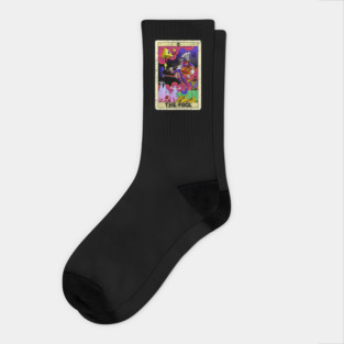 America Uncle Sam communist cartoon The Fool 0 Tarot Card Socks