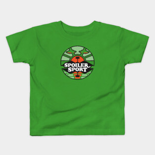 Spoiler Sport (Green) Kids T-Shirt