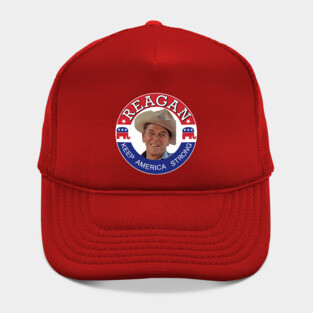 Ronald Reagan Vintage Campaign // Keep America Strong Hat