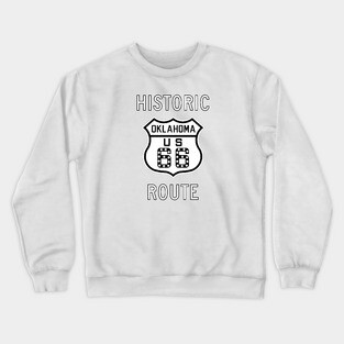 Historic OK Route 66 Crewneck Sweatshirt