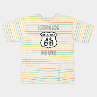 Historic OK Route 66 Kids T-Shirt