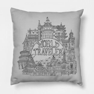 World Traveler Pillow