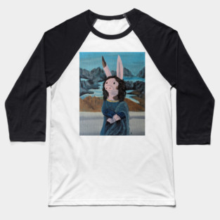 Mona Lisa Rappig Baseball T-Shirt