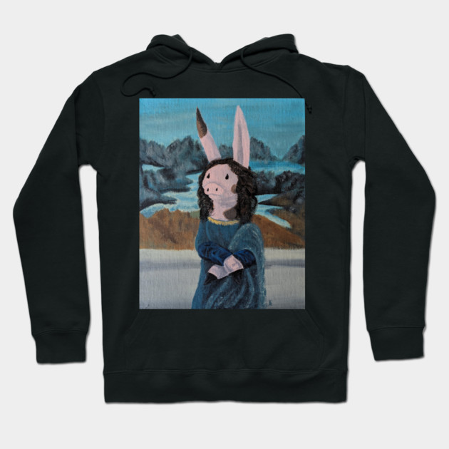 Mona Lisa Rappig Hoodie by DeguArts