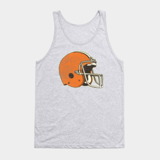 80's Browns Helmet [Vintage Distressed] Tank Top
