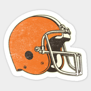 80's Browns Helmet [Vintage Distressed] Sticker