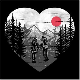 Hike and Love Posters and Art