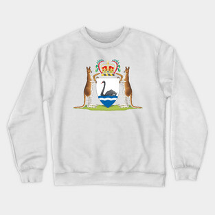 Coat of arms of Western Australia Crewneck Sweatshirt