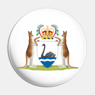 Coat of arms of Western Australia Pin