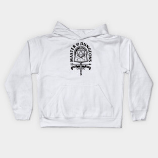 Dungeon Master Master of Dungeons and Dragons Kids Hoodie