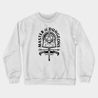 Dungeon Master Master of Dungeons and Dragons Crewneck Sweatshirt