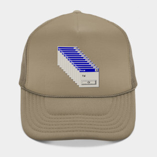 Error...Fail - Retro Old School Computer Pop-Up Hat