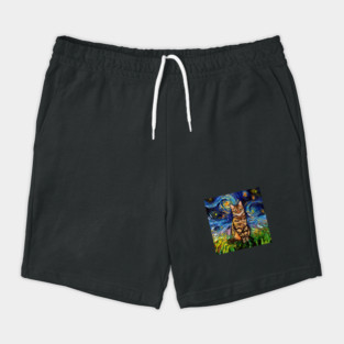 Brown Tabby Night Shorts