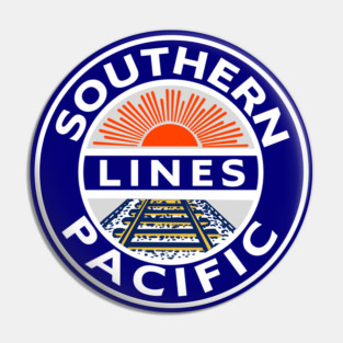 Southern Pacific Lines - Railway Logo Pin