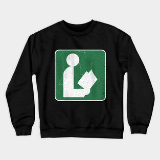 Library Here Crewneck Sweatshirt