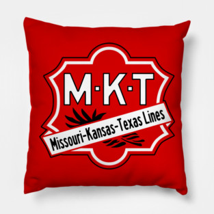 MKT- Missouri–Kansas–Texas "the Katy" Railroad Pillow