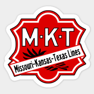 MKT- Missouri–Kansas–Texas "the Katy" Railroad Sticker