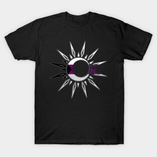 Demisexual Celestial Spiritual Demi Pride Sun Moon Boho Yoga T-Shirt