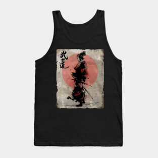 Samurai Warrior Bushido Tank Top