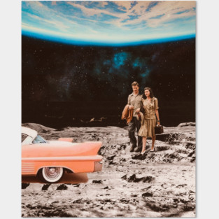 Moon date Posters and Art