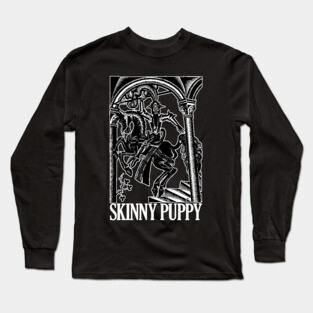 Skinny Puppy †† Retro Styled Original Fan Art Long Sleeve T-Shirt