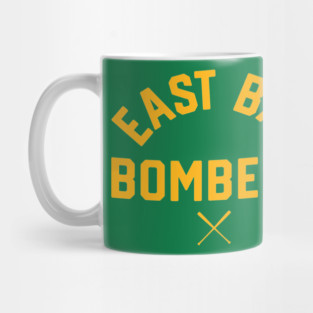 Oakland 'East Bay Bombers' Baseball Fan T-Shirt: Sport Your East Bay Pride with a Bold Baseball Twist! Mug