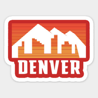 Denver Basketball Sticker