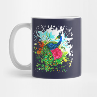 Peacock Mug