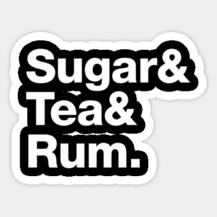 Sugar & Tea & Rum Magnet